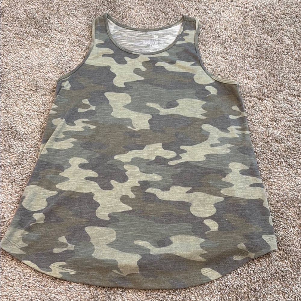 Camouflage Tank Top